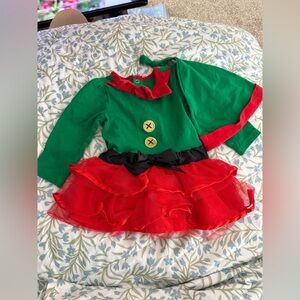 Koala Kids Girls Elf Long Sleeve Ruffle Top with Hat